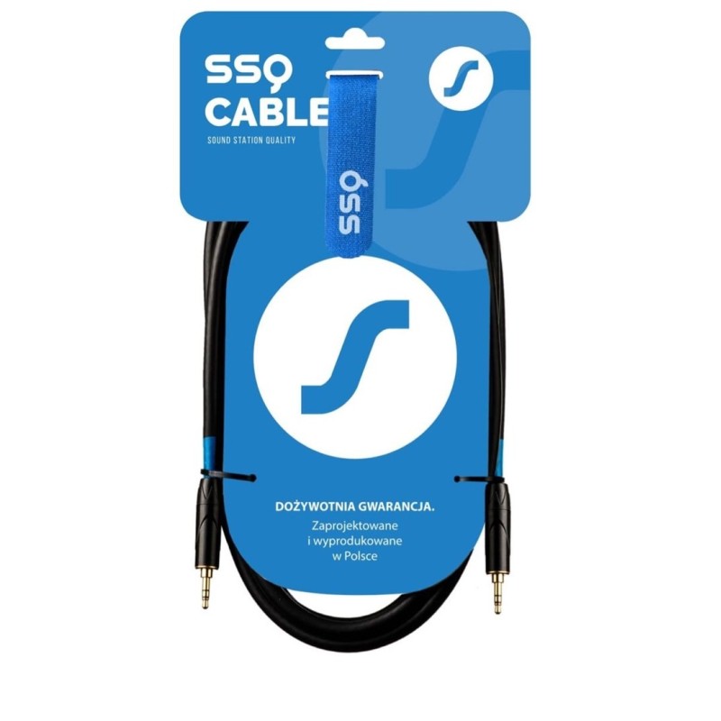 SSQ MiMi2 - kabel mini jack stereo - mini jack stereo 2 metrowy SSQ MiMi2 - kabel mini jack stereo - mini jack stereo 2 metrowy
