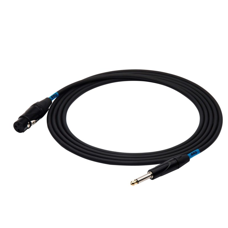 SSQ XZJM5 - kabel Jack MONO - XLR Żeński 5 metrowy SSQ XZJM5 - kabel Jack MONO - XLR Żeński 5 metrowy