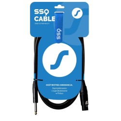 SSQ XZJM5 - kabel Jack MONO - XLR Żeński 5 metrowy