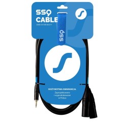 SSQ MIXLR3 - Jack stereo 3,5mm - 2x XLR męski