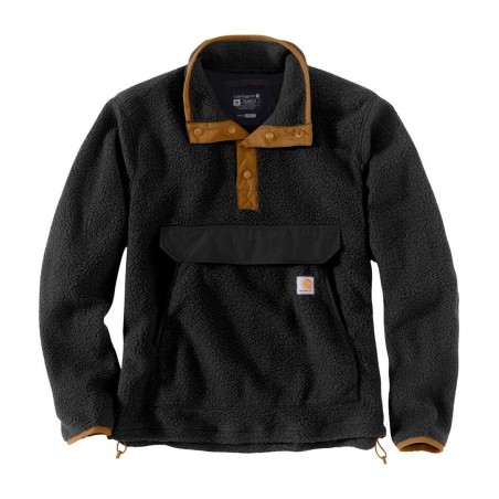 Polar Carhartt Relaxed Fit Fleece Pullover - black rozmiar: m