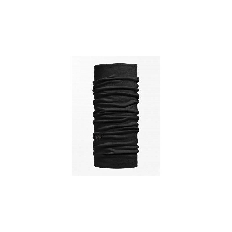 BUFF Chusta wielofunkcyjna MERINO LIGHTWEIGHT dla dorosłych SOLID BLACK BUFF Chusta wielofunkcyjna MERINO LIGHTWEIGHT dla dorosłych SOLID BLACK