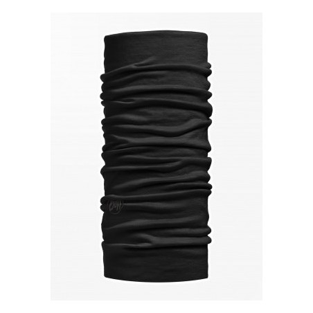 BUFF Chusta wielofunkcyjna MERINO LIGHTWEIGHT dla dorosłych SOLID BLACK