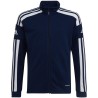 Bluza dla dzieci adidas Squadra 21 Training Full Zip granatowa HC6276 140cm