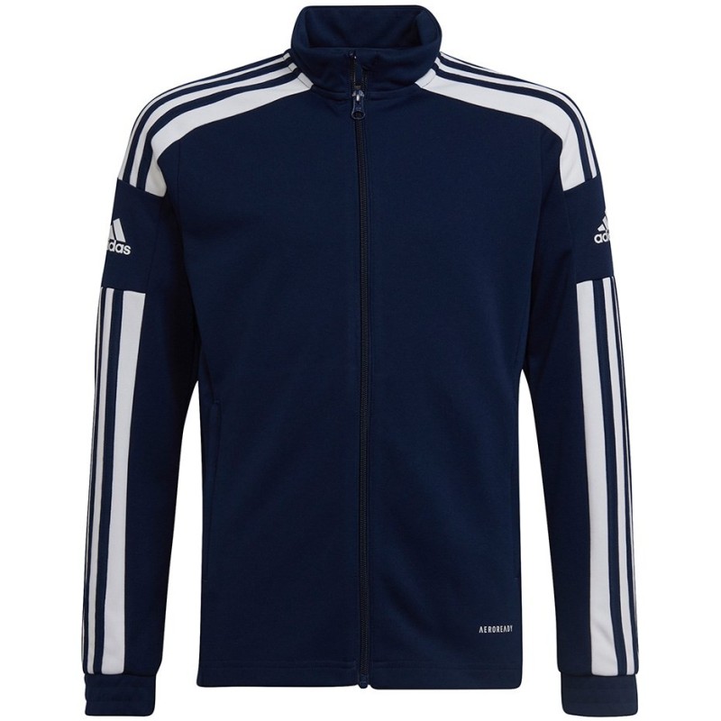 Bluza dla dzieci adidas Squadra 21 Training Full Zip granatowa HC6276 152cm