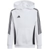 Bluza dla dzieci adidas Tiro 24 Hooded Sweat biała IR7506 140cm