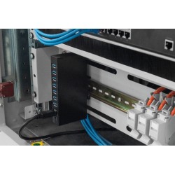 Hub/Koncentrator przemysłowy 7-portowy USB 3.0 SuperSpeed aktywny metalowa konstrukcja szyna DIN