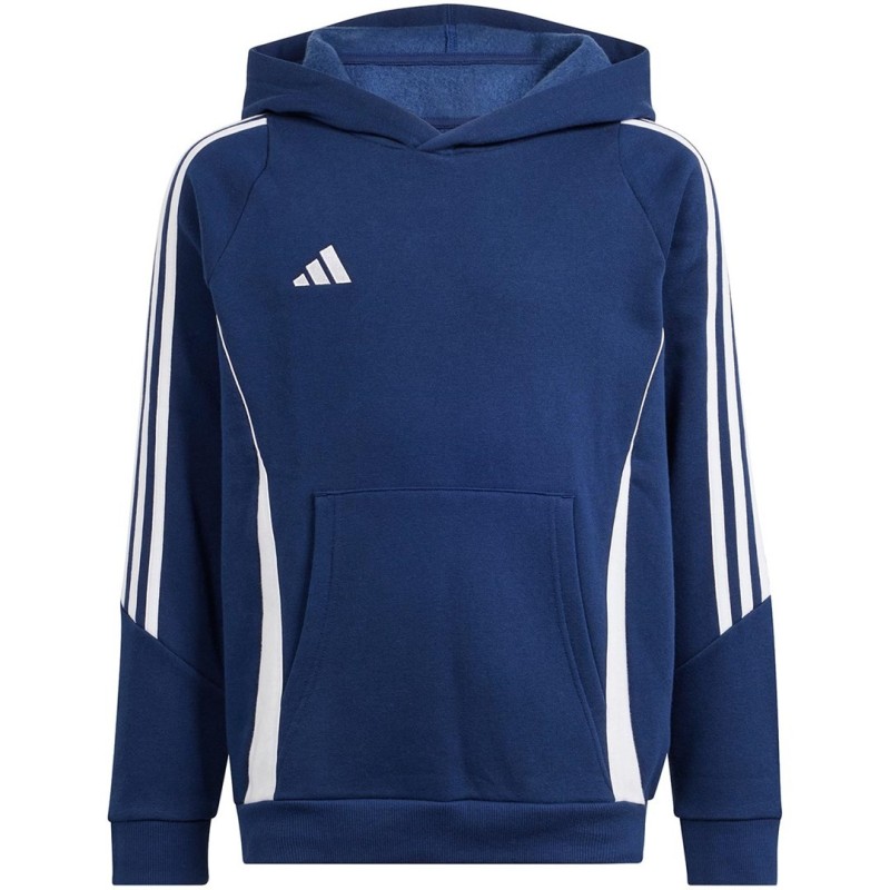 Bluza dla dzieci adidas Tiro 24 Hooded Sweat granatowa IR7504 152cm