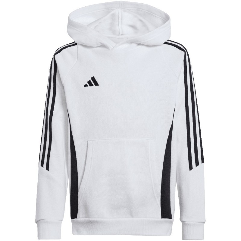 Bluza dla dzieci adidas Tiro 24 Hooded Sweat biała IR7506 152cm