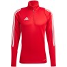 Bluza męska adidas Tiro 24 Training Top czerwona IS1045 L