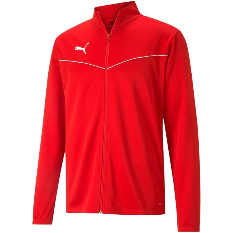 Bluza męska Puma teamRISE Training Poly Jacket czerwona 657392 01 L