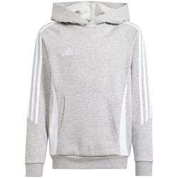 Bluza dla dzieci adidas Tiro 24 Hooded Sweat szara IR7505 128cm