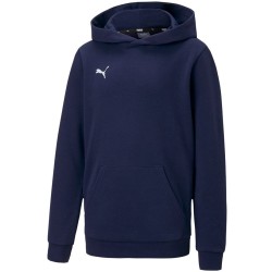 Bluza dla dzieci Puma teamGOAL 23 Casuals Hoody Jr granatowa 656711 06 140