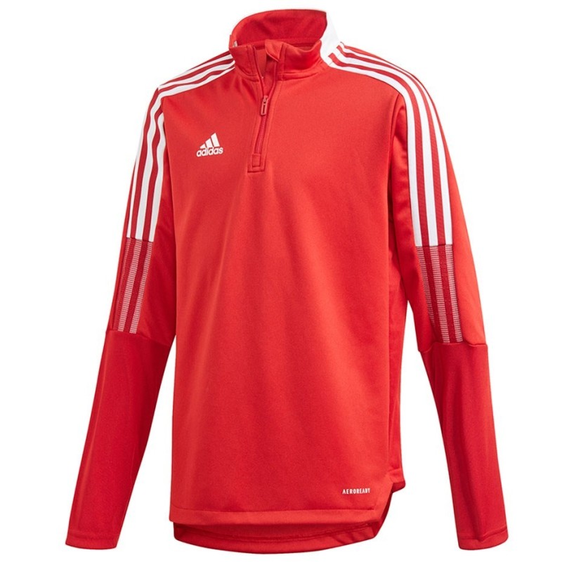 Bluza dla dzieci adidas Tiro 21 Training Top Youth czerwona GM7323 116cm