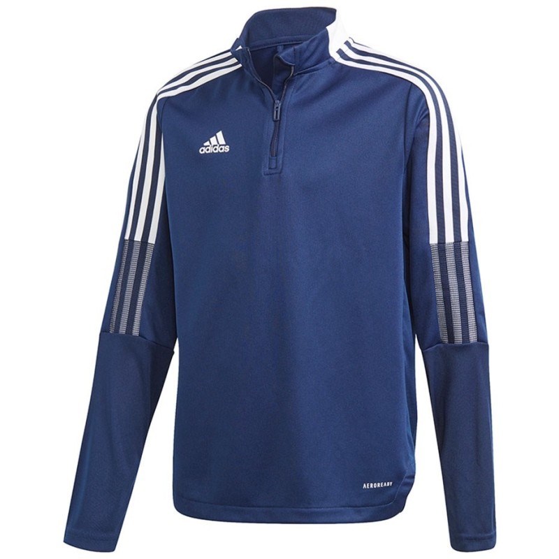 Bluza dla dzieci adidas Tiro 21 Training Top Youth granatowa GK9661 140cm