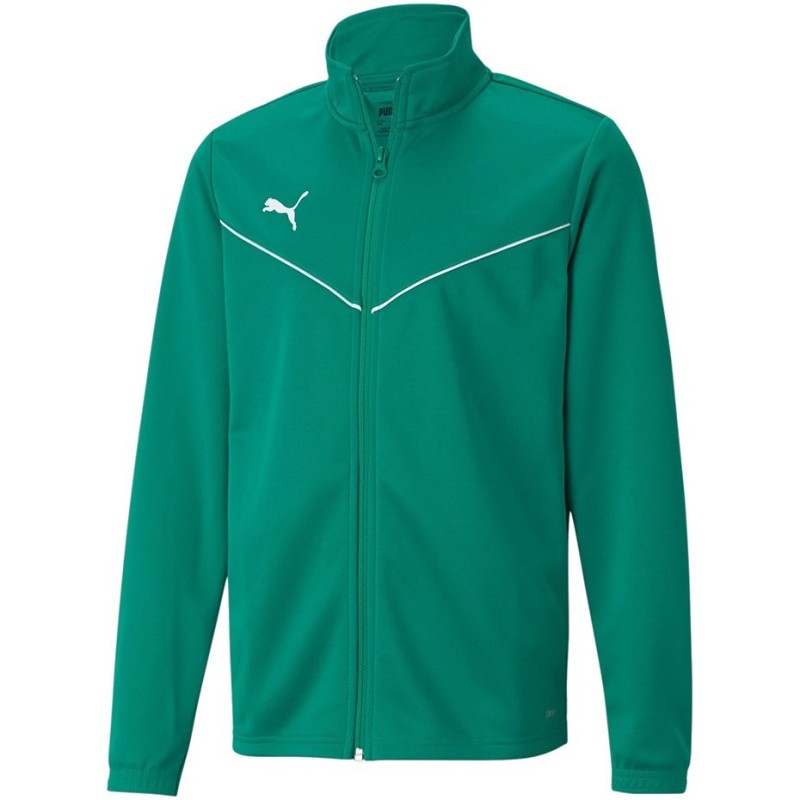 Bluza dla dzieci Puma teamRISE Training Poly Jacket Jr zielona 657393 05 164cm