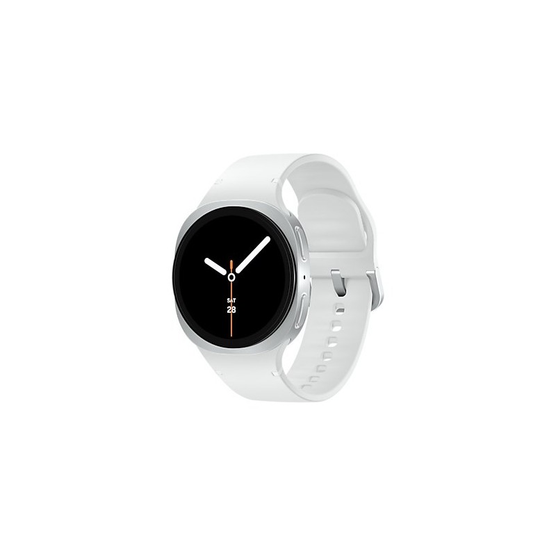 Samsung Galaxy Watch 8 3,3 cm (1.3") AMOLED 40 mm Cyfrowy 438 x 438 px Ekran dotykowy 4G Srebrny Wi-Fi GPS