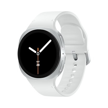 Samsung Galaxy Watch 8 3,3 cm (1.3") AMOLED 40 mm Cyfrowy 438 x 438 px Ekran dotykowy 4G Srebrny Wi-Fi GPS