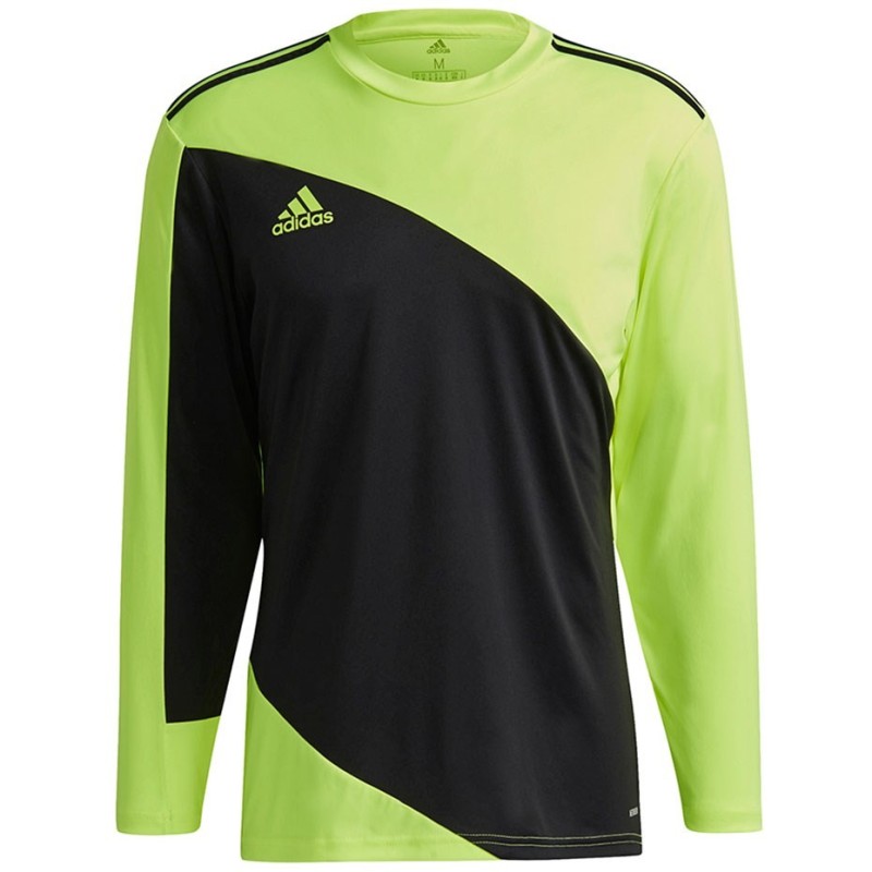 Bluza bramkarska męska adidas Squadra 21 Goalkeeper Jersey czarno-limonkowa GN5795 M