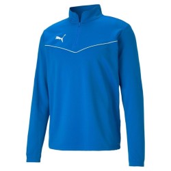 Bluza męska Puma teamRISE 1 4 Zip Top niebieska 657394 02 S