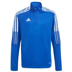 Bluza dla dzieci adidas Tiro 21 Training Top Youth niebieska GM7322 116cm