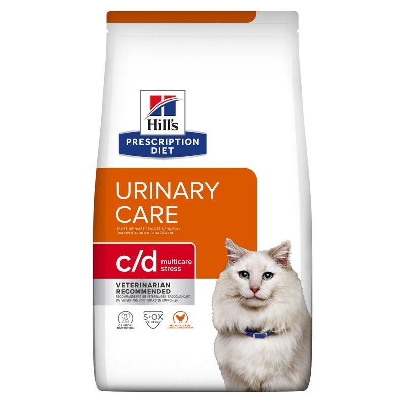 HILL'S Prescription Diet Urinary Care Feline c/d Multicare Stress Chicken - sucha karma dla kota - 8 kg HILL'S Prescription Diet Urinary Care Feline c/d Multicare Stress Chicken - sucha karma dla kota - 8 kg