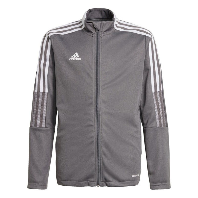 Bluza dla dzieci adidas Tiro 21 Track szara GM7311 128cm