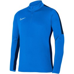 Bluza męska Nike DF Academy 23 SS Drill niebieska DR1352 463 L