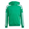 Bluza dla dzieci adidas Squadra 21 Hoody Youth zielona GP6432 140cm