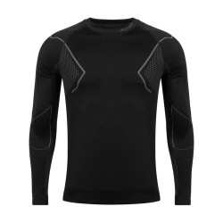 Bluza termoaktywna męska Alpinus Active Base Layer czarno-szara GT43189 L