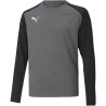 Bluza bramkarska dla dzieci Puma teamPACER GK LS Jersey szara 704939 43 152cm