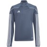 Bluza dla dzieci adidas Tiro 23 League Training Top szaro-biała HS3491 164cm