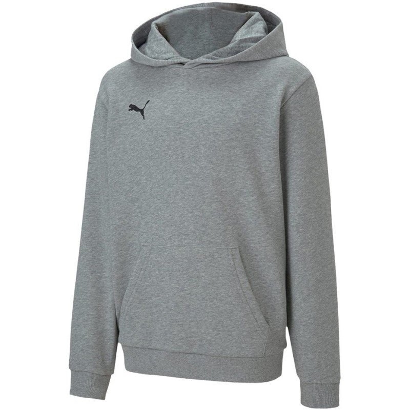 Bluza dla dzieci Puma teamGOAL 23 Casuals Hoody Jr Medi szara 656711 33 140