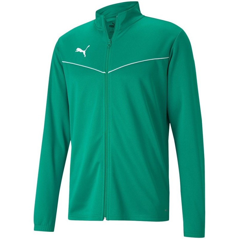 Bluza męska Puma teamRISE Training Poly Jacket zielona 657392 05 2XL