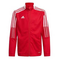 Bluza dla dzieci adidas Tiro 21 Track czerwona GM7312 116cm