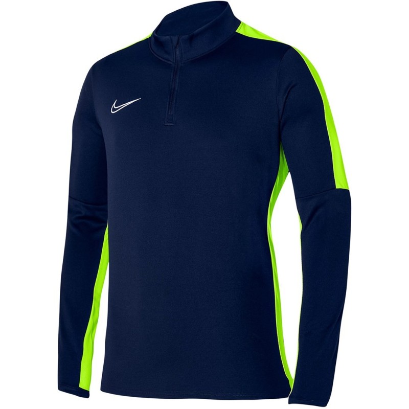 Bluza męska Nike DF Academy 23 SS Drill granatowo-zielona DR1352 452 M