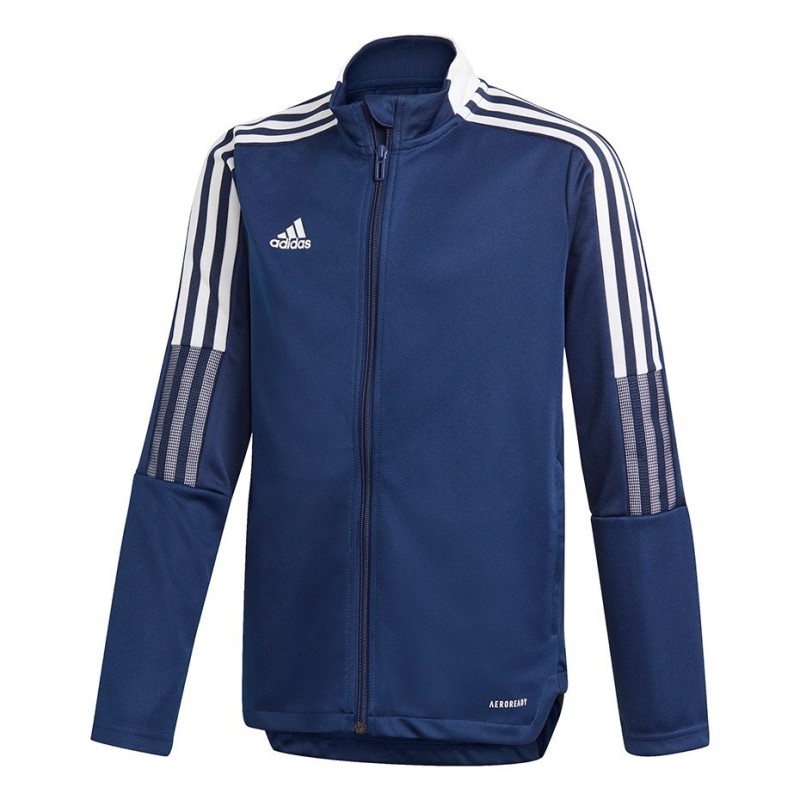 Bluza dla dzieci adidas Tiro 21 Track granatowa GK9662 116cm