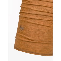 Bandana BUFF MERINO LIGHTWEIGHT SOLID MUSTARD-MUSTARD -ONESIZ-Standard