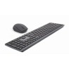 Gembird KBS-ECLIPSE-M500 klawiatura Dołączona myszka RF Wireless QWERTY US English Czarny