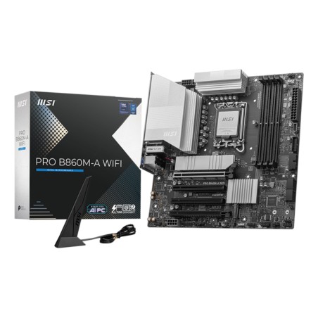 MSI PRO B860M-A WIFI płyta główna Intel B860 LGA 1851 (Socket V1) micro ATX