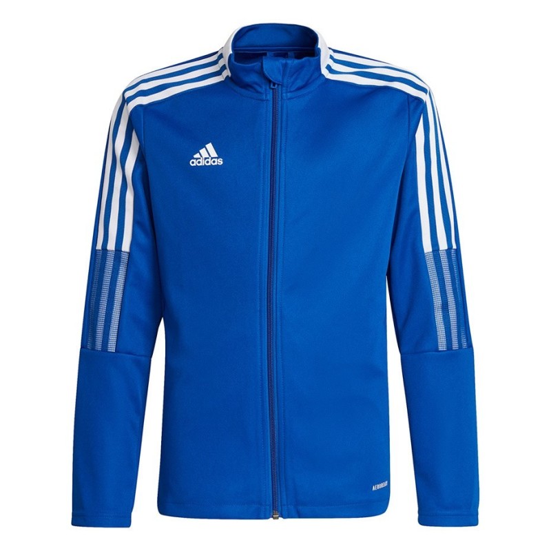 Bluza dla dzieci adidas Tiro 21 Track niebieska GM7315 116cm