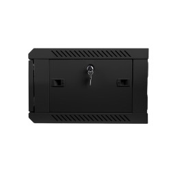 Lanberg szafa instalacyjna wisząca 19'' 4U 600x450mm czarna (drzwi szklane)