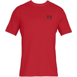 Koszulka męska Under Armour Sportstyle Left Chest SS czerwona 1326799 600 S