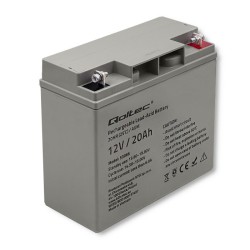 Qoltec 53066 akumulator Ołowiany (VRLA) 12 V 20 Ah