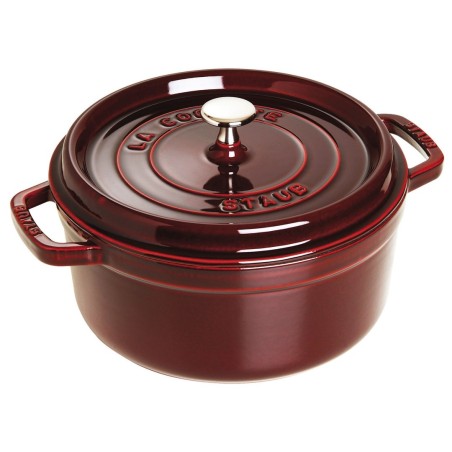 Garnek żeliwny okrągły Staub - 3.8 ltr, Grenadynowy