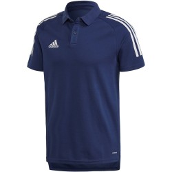 Koszulka męska adidas Condivo 20 Polo granatowo-biała ED9245 S