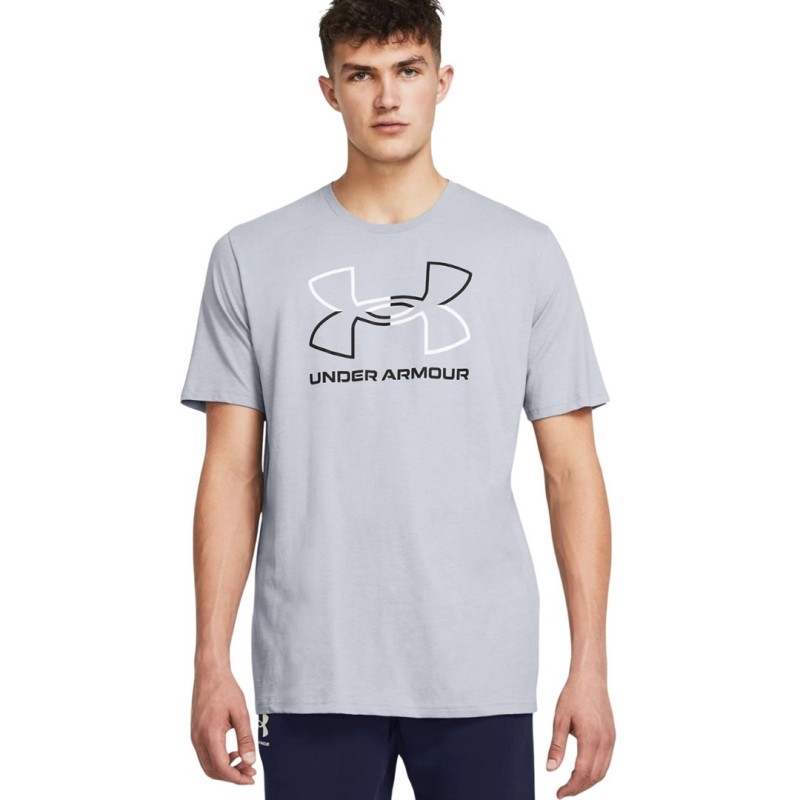 Koszulka męska Under Armour GL Foundation Uodate SS szara 1382915 011 2XL