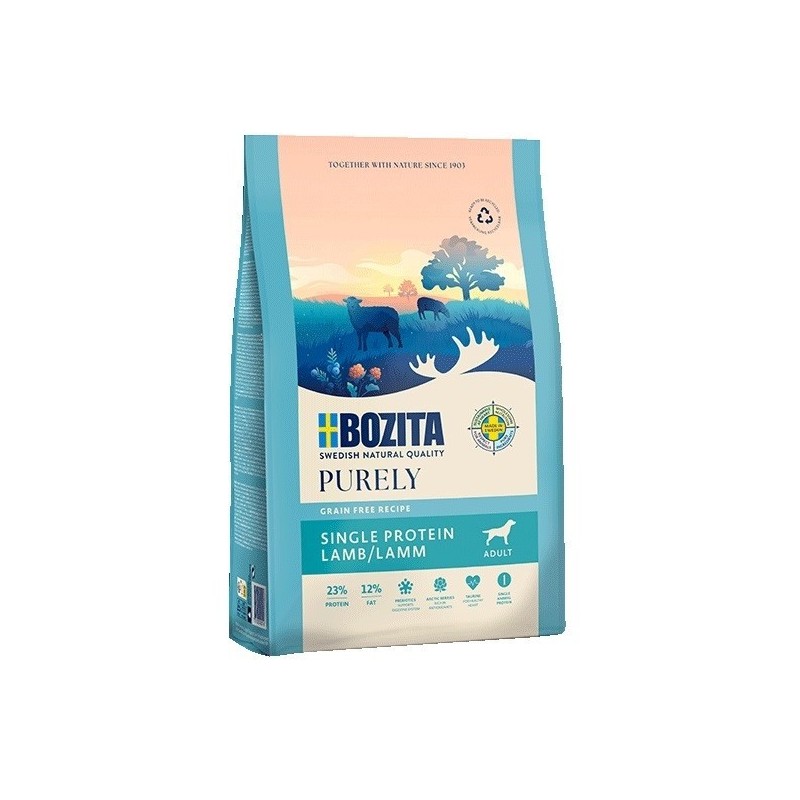 BOZITA Purely jagnięcina bezzbożowa i hipoalergiczna karma dla psa 11 kg BOZITA Purely jagnięcina bezzbożowa i hipoalergiczna karma dla psa 11 kg