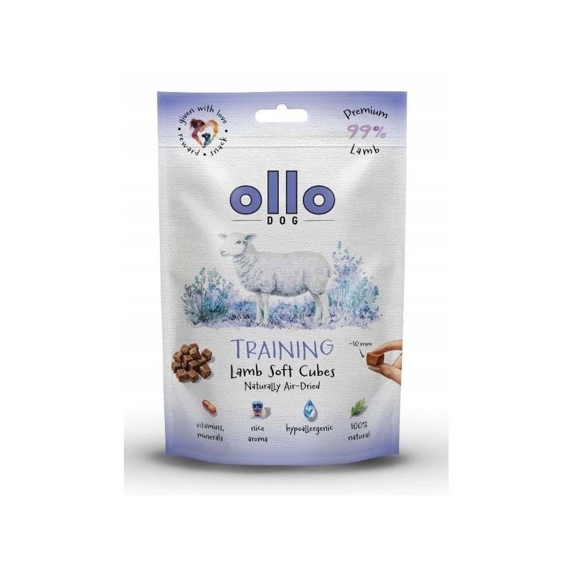 Ollo Air Dried Lamb Cubes dla psa 80g