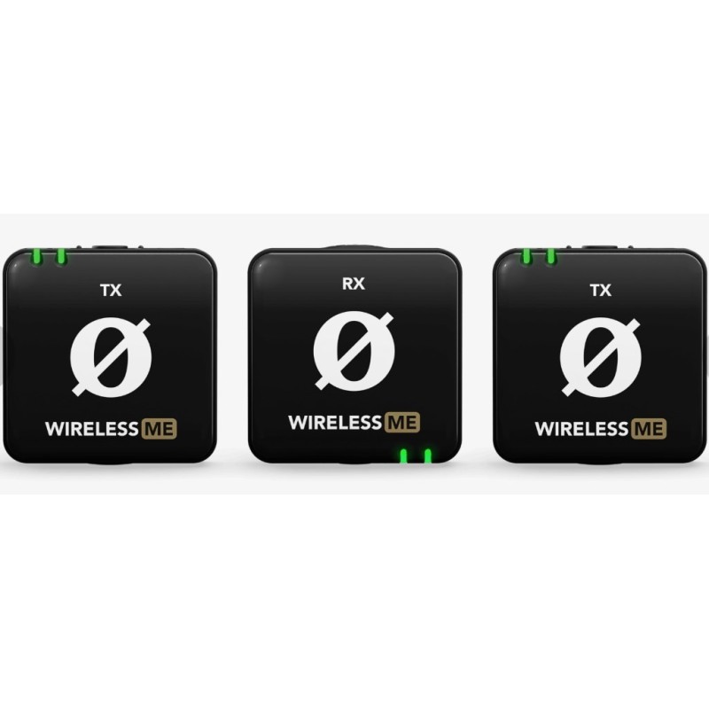 RODE Wireless ME Dual - kompaktowy bezprzewodowy system mikrofonowy z dwoma nadajnikami do nagrywania dwukanałowego